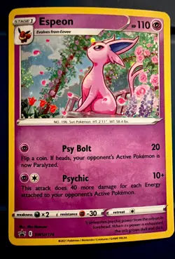 Espeon SWSH174 SWSH: Sword & Shield Promo Cards Holo - Image 1