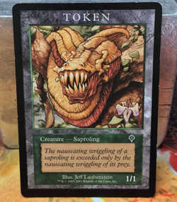 Saproling Token / Invasion Magic Player Rewards Magic The Gathering Card - Image 1