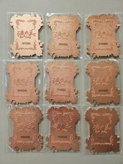 Liquid Fantasy Box Redemption COMPLETE SSS 1-9 Set Metal Trading Cards Waifu - Image 1