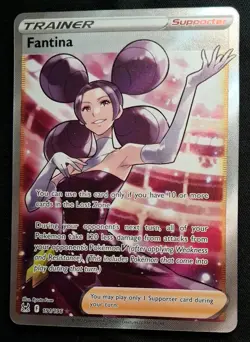 Fantina 191/196 Ultra Rare Lost Origin Pokemon Card TCG NM - Image 1