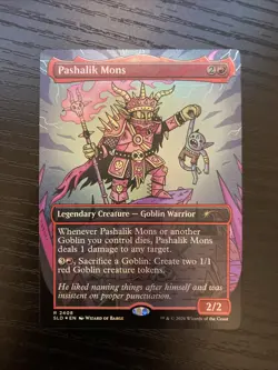 Pashalik Mons 2408 Secret Lair Drop Goblin Storm Commander Deck Foil MTG SLD NM - Image 1