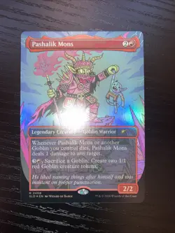 Pashalik Mons 2408 Secret Lair Drop Goblin Storm Commander Deck Foil MTG SLD NM - Image 2
