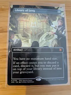 MTG Library of Leng (Borderless) 0158 Secrets oif Strixhaven Special Guest M/NM - Image 1