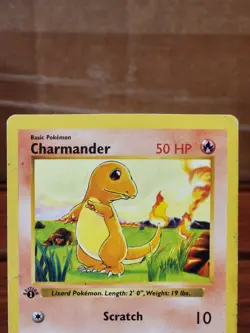 1999 Pokemon TCG Charmander - Shadowless 1st Edition - 46/102 - HP - Base - Image 4