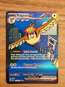 Pokemon TCG - Obsidian Flames - Pidgeot EX - 225/197 - Full Art - NM/M - Image 1