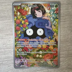 Pokemon TCG Erika's Tangela 218/217 Sv: 151 IR Full Art Holo EN HP80 - Image 1