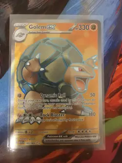 Golem ex 189/165 Pokemon TCG Scarlet & Violet 151 Full Art Ultra Rare NM - Image 1