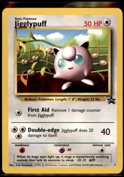 Jigglypuff Promo WoTC Promo 07/53 LP Pokemon TCG WOTC - Image 1
