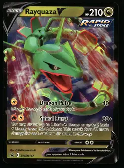 Rayquaza V #SWSH147 Pokemon SWSH: Sword & Shield Promo Cards - Image 1