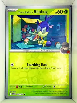 Team Rocket's Blipbug 015/182 reverse holo Destined Rivals 2025 EN - Image 1