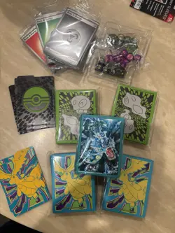 Pokemon TCG Various Sets ETB Deck Sleeves Sealed (Lot Of 5) Good Variety - Image 1