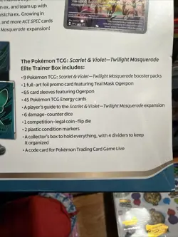 Pokemon Twilight Masquerade Elite Trainer Box ETB Factory Sealed Scarlet Violet - Image 5