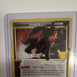 Nintendo Pokemon Umbreon Star POP Series 5 17/17 Holo Rare 70HP English 2007 - Image 3