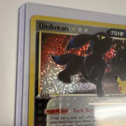 Nintendo Pokemon Umbreon Star POP Series 5 17/17 Holo Rare 70HP English 2007 - Image 4