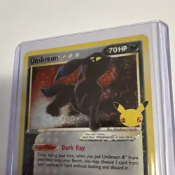 Nintendo Pokemon Umbreon Star POP Series 5 17/17 Holo Rare 70HP English 2007 - Image 5