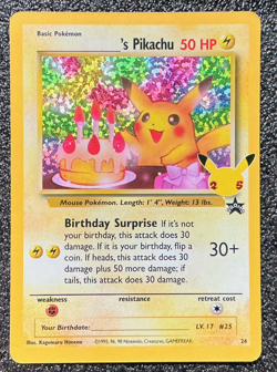 Pokemon ______'s Pikachu Celebrations: Classic Collection Holo 24/53 - Image 1