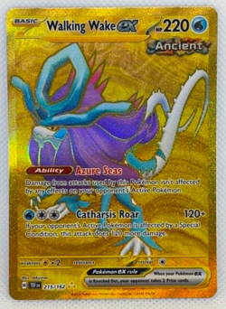 Pokemon Temporal Forces - Walking Wake EX 215/162 - Hyper Rare - NM/M Condition - Image 1
