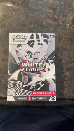 Pokemon Scarlet & Violet White Flare Booster Bundle 6 Packs Reshiram English - Image 1