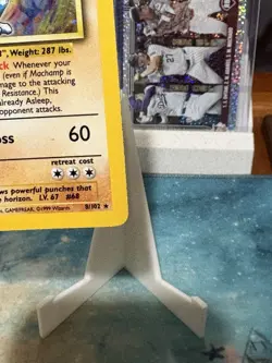Pokemon WOTC - Machamp - Holo 1st Edition Shadowless 8/102 - LP - Image 5