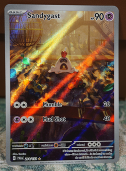 Sandygast 214/193 Sv02: Paldea Evolved Holo Illustration Rare Pokemon - Image 1