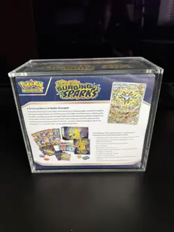 Pokemon TCG Surging Sparks Pokemon Center ETB New Sealed WITH ACRYLIC CASE✅🔥 - Image 3