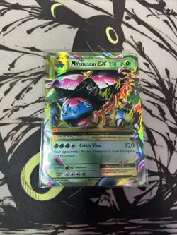 Pokemon M Venusaur EX Mega Full Art Ultra Rare Holo XY Evolutions 2/108 NM US - Image 1