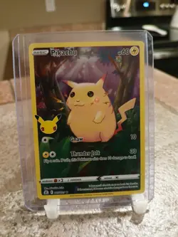 Pokemon TCG Pikachu 005/025 Celebrations Full Art Holo (LP) - Image 1