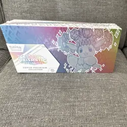 Pokemon TCG Scarlet & Violet Prismatic Evolutions Super-Premium Box Eevee - Image 1