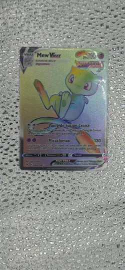 Mew Vmax 268/264 Carte Pokemon Fr Alt Poing de Fusion - Image 3