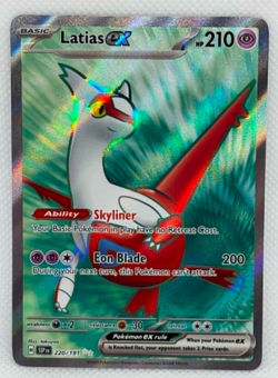 Pokemon Surging Sparks - Latias EX 220/191 - Ultra Rare - NM/M Condition - Image 1