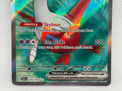 Pokemon Surging Sparks - Latias EX 220/191 - Ultra Rare - NM/M Condition - Image 3