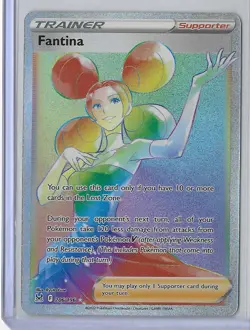 Fantina 206/196 Rainbow Rare Lost Origin Pokemon Near Mint - Image 1
