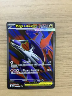 Pokemon TCG Mega Latias ex Holo Ultra Rare ME01: Mega Evolution 163/132 NM - Image 1