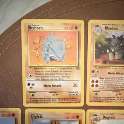 Pokemon TCG WOTC Fossil/Jungle/Team Rocket Lot (13) Cubone Eng 1999 Unlimited - Image 2