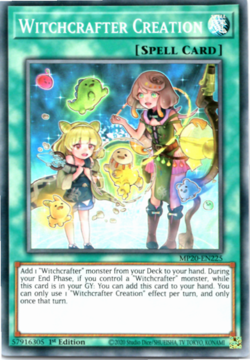 Witchcrafter Creation - MP20-EN225 - Super Rare - 1st Edition - Yugioh - Image 1