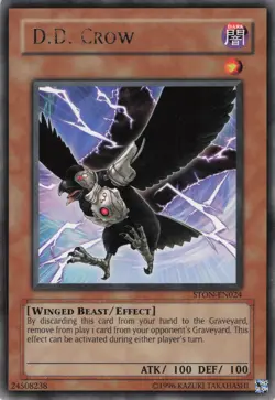 Yugioh D.D. Crow STON-EN024 Rare LP - Image 1