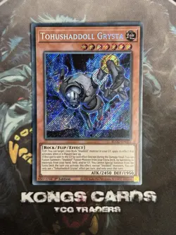 BLGG-EN021 Tohushaddoll Grysta Secret Rare Yu-Gi-Oh! NEW - Image 1