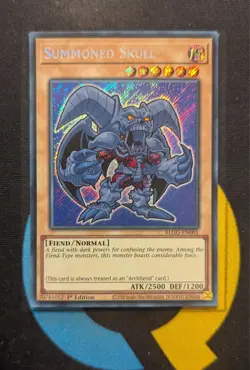 BLGG-EN001 Summon Skull Chibi Art Secret Rare 1st Ed YuGiOh - Image 1