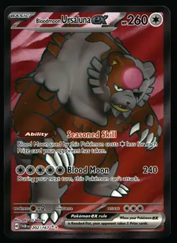 Bloodmoon Ursaluna ex #202/167 Pokemon SV06: Twilight Masquerade - Image 1