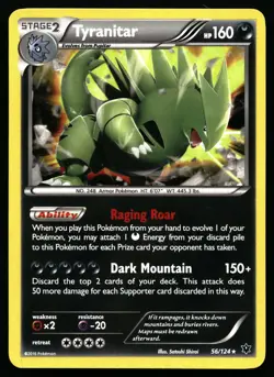 Tyranitar #56/124 Pokemon XY - Fates Collide - Image 1