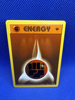 Pokemon Fighting Energy 1st Edition Shadowless Base Set 97/102 - Image 1