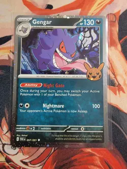 Gengar (Cosmos Holo) 057/091 Trick Or Trade 2024 Holo Pokemon TCG - Image 1