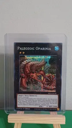 2025 Yugioh Paleozoic Opabinia MP25-EN128 Prismatic Secret Rare 1st Edition - Image 5