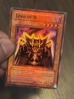 Yugioh Lord of D. SDK-041 Super Rare Unlimited OG Print Heavy Holo Bleed LP - Image 3