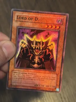 Yugioh Lord of D. SDK-041 Super Rare Unlimited OG Print Heavy Holo Bleed LP - Image 4