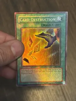 Yugioh Card Destruction SDY-042 Super Rare Unlimited OG Print Heavy Holo Bleed - Image 2