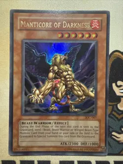 Manticore of Darkness - IOC-067 - Ultra Rare - Unlimited - Yugioh LP - Image 2