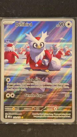 Delibird 152/132 Pokemon Mega Evolution Illustration Card - Image 1