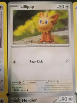 X14 Lillipup Herdier stoutland Pokemon Cards Unique Collection All Different... - Image 3