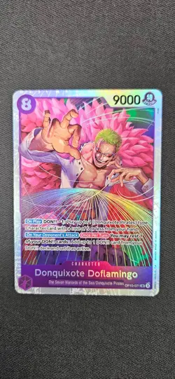 One Piece Card Game TCG Donquixote Doflamingo OP10-071 SR Royal Blood - Image 2
